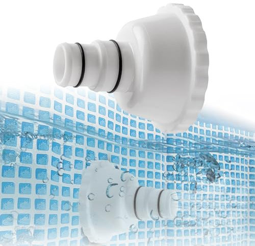 NUHFUFA Adaptateur d'aspirateur RP/RX Skimmer compatible avec Summer Waves Pool Adaptateur d'aspirateur pour raccord de tuyau de 3,8 cm pour piscine hors sol