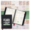 colortouch Buchkalender 2026 mit 3000+ St Planer Aufkleber Set, Scrapbook Stickers Zubehör für A5 und 30 Minuten-Intervalle Kalender Ringbuch, Planner, Organizer, Agenda mit Softcover (14 Monate)