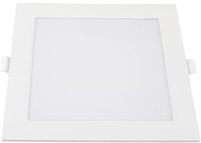 Optonica Mini-Panel, quadratisch, dünn, LED-Hintergrundbeleuchtung – 6 W – 2700 K – Warmweiß – 120 x 120 mm