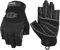Seibertron M.F.O.S.G-3 Guantes de Cuerda de Escalada de 3/4 Dedos Acolchados, Ligeros, Transpirables, para escaladores, Escalada, Rescate, Aventuras, Vela, Kayak, Deportes al Aire Libre Negro L