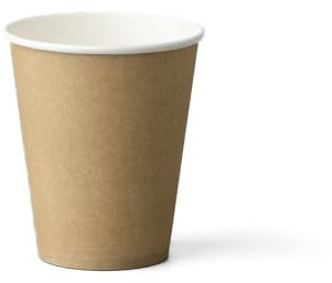 Prestige Pack 3000 Gobelets en carton jetables Kraft Design compatible distributeur 6oz / 18cl / 180ml