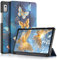 DOMAVER Case for Lenovo Tab M9 2023(TB-310FU) Case 9inch, Slim Stand Hard Back Shell Protective Folio Flip Trifold Stand for Lenovo M9 TB-310FU Tablet Cover 2023 Release, Blue Butterfly