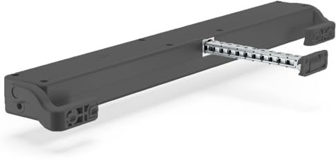 Aprifinestra elettrico | STAR 25 230 V comunello Mowin | Trazione finestra con trasmissione a catena | Hub regolabile | Forza di spinta / trazione 250 N | Finestra ribaltabile (nero)