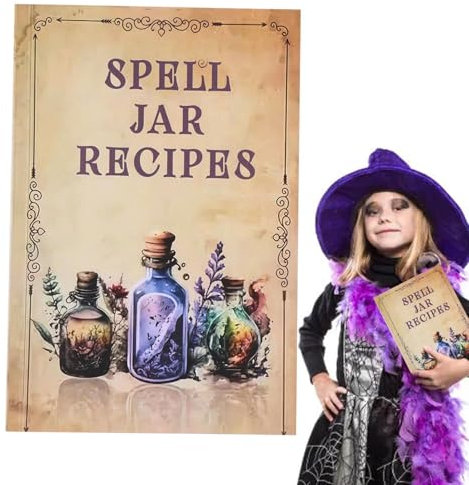 Hexen Zauberbuch, Die Neuesten Buch Der Zaubersprüche Witch Craft Von 2025- Druck Zauberbuch Mit 61 Seiten Für Neue Hexen,Ein Leitfaden Für Anfänger Zur Hexerei Für Anfänger,Enthusiasten,Profis