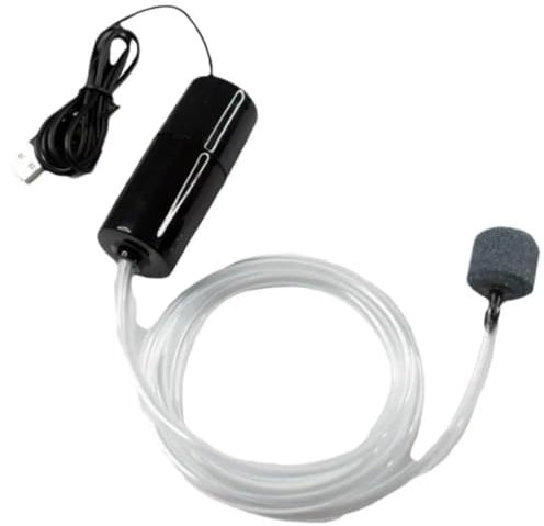 Acquario Mini USB Pompa di ossigeno Silenziosa Ricarica USB Pesce Allevamento Ossigeno Pompa Ossigenatore Pesce Rosso Acquario Macchina di ossigenazione