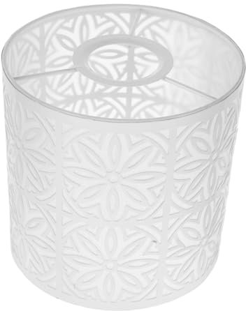 Mikikit Lampenschirm Aus Eisen Für Tischlampen Sockel Vintage-hohldesign Dekorativer Lampenabdeckung Für Wohnzimmer Und Schlafzimmer Haltbares Metall-beleuchtungszubehör
