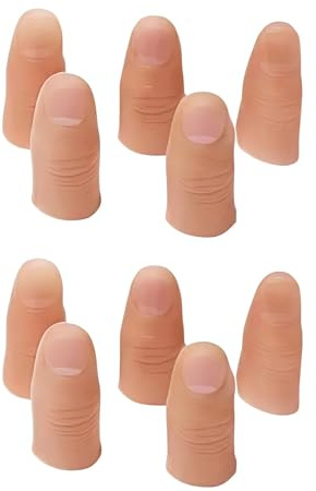 Lot de 10 faux doigts pour tours de magie, accessoires et accessoires fantaisie