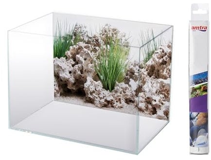 AMTRA Wonder, Aquarium-Poster-Hintergrund, Aquarium-Dekoration, dekoratives Poster mit doppeltem Druck, Größe 60 x 150 cm