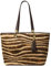 Shopper Taschen Michael Kors Damen Raffia Beige, Braun und Gold 30S7GMBT7WNATURAL Beige 16.5x29x35 cm