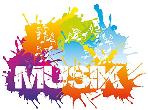GRAZDesign Wandtattoo Musik Noten Wohnzimmer Jugendzimmer Musikraum - 78x57cm