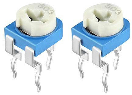 uxcell Potentiometer, variable Widerstände, horizontal, verstellbar, 20 Stück, a18072600ux0066, 20Pcs-50K