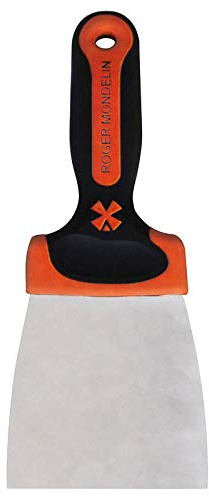 Couteau à enduire inox trempé, manche bi matière - Taille : 12 cm - MONDELIN
