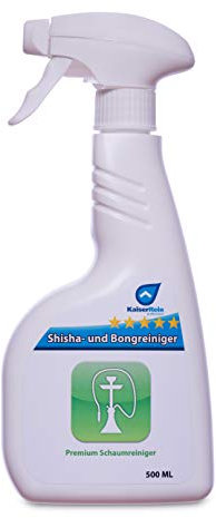 KaiserRein Shisha- und Bongreiniger Premium Schaumreiniger zur mühelosen Reinigung von Bong, Shisha, Wasserpfeifen, Pfeifen sowie Zubehör und Aschenbecher