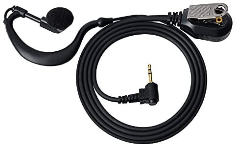 HYS G-Form Walkie Talkie Earpiece with Mic 2.5mm G Shape Headset Compatible with Motorola TLKR Talkabout T62, T80, XT180, T82 Extreme 2 Way Radio