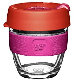 KeepCup Brew, Reusable Coffee Cup - Tempered Glass and Splashproof Sipper, S 8oz/227ml - Daybreak