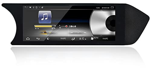 MOOKAKA Autoradio 2 din Android Auto Stereo Receiver GPS Navigation für Mercedes Benz C Class（W204） 2011-2014 Multimedia Player 8.8 Zoll Kopfeinheit mit Carplay Bluetooth WiFi RDS HD1080P (8+64GB)