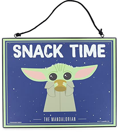 Star Wars The Mandalorian The Child 25,4 x 20,3 cm wendbares Schild zum Aufh ngen