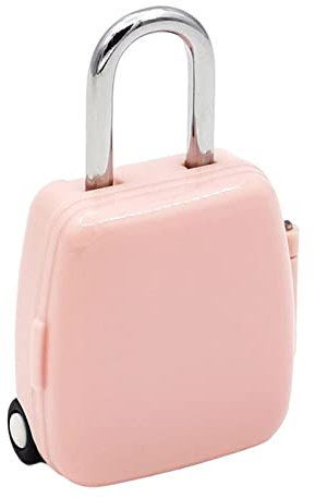 F Fityle 3 Serrure à Code numérique, Cadenas à Combinaison de Verrouillage par Mot de Passe, pour casier de Sport de Porte extérieure de Voyage, Rose