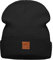 Wintermütze für Damen Herren Beanie Mütze Doppellagiger Herbstmütze Baumwollmütze für Frauen Männer Junge-n Mädchen Streetwear Joggingmütze Winter Herbst Beany Einheitsgröße für alle (704) (Schwarz)