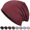 HAMUNI Slouchy Beanie Hip-Hop Weiche Leichte Laufende Beanie Mütze Atmungsaktivität Erwachsene Zwerg Hüte Chemo Cap Schädel Cap für Herren Damen