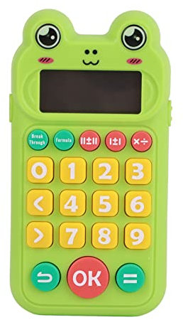Juguete De Conteo Oral De Matemáticas, Juguetes Educativos De Aprendizaje con Pantalla LCD, Máquina Educativa De Matemáticas Electrónica para Regalos De Cumpleaños(Verde)