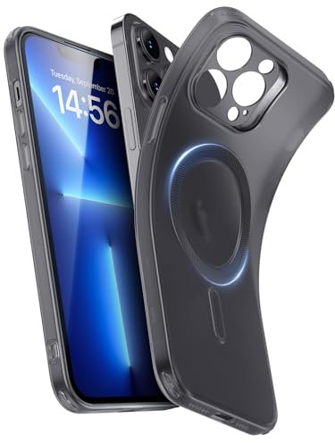 ESR for iPhone 13 Pro Max Case, Compatible with MagSafe, Military-Grade Protection, Resists Yellowing and Scratches, Magnetic Phone Case for iPhone 13 Pro Max, Zero Series, Frosted Black