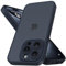 Mootobo für iPhone 15 Pro Max Hülle mit Kameraobjektiv, 10FT Military Grade Drop Protection Handyhülle mit Anti-Fingerprint Matte Back 6.7 Zoll - Deep Blue