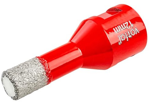 Diamantbohrer 10mm Fliesenbohrer M14 Diamantbohrkrone für Winkelschleifer Fliesen Lochsäge Diamant Bohrkrone Diamantbohrer für harte Fliesen Keramik Feinsteinzeug Flex 6-68mm (10mm)