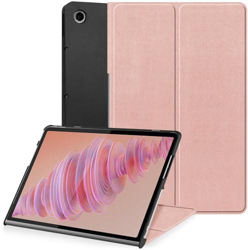 YRH Funda para Lenovo Tab Plus de 11,5 pulgadas 2024, funda de piel ultrafina para tabletas Lenovo Tab Plus [TB351FU] (dorado)