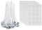 Candle Wick Set,100 Stück Kerzendochte mit 100 Stück Kerzendocht Aufkleber, 10cm Kerzendochte für Kerzen,Kerzen Docht für Die Kerzenherstellung Candle DIY
