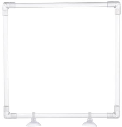 itrimaka Aquarium Futterring - Fischfutter Feeder mit Saugnäpfen, Acryl Aquarium Feeder Pflanze Corral, schwimmender Betta Futterring