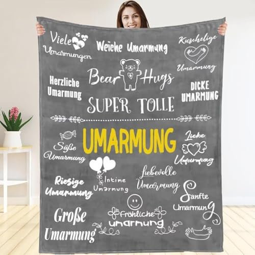 HYDDHQ Geschenke für Freundin, Umarmung Decke Beste Freundin Geschenk, Geschenk Freundin Geburtstag, Geburtstagsgeschenk für Frauen Freundin Schwester