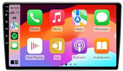 Autoradio Android 13 2 DIN 9 Pollici Touch Screen per Alfa Romeo MiTo 955 2008-2016 Lettore Multimediale con Carplay senza fili Navigazione GPS WiFi 4G Bluetooth USB FM RDS Schermo Auto(A2 4+64G)