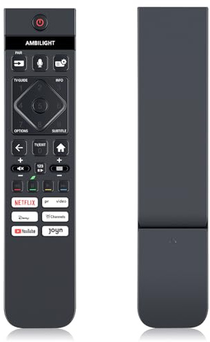 GOUYESHO Mando a distancia de repuesto para Philips FHD LED Smart TV 40PFS6009 55PUS7009 | 55PUS7009/12 55PUS7609/62 43PUS8959/12 48OLED759/12 50PUS7009 50PUS8909/12 64 50 PUS8949/12 (Sin voz)