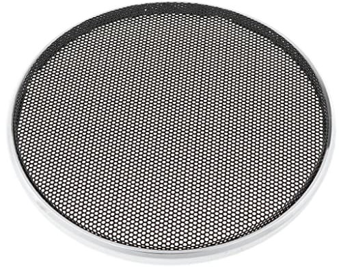 pistro Altavoz de audio universal Subwoofer de 5 pulgadas para coche, rejilla de malla, protección de malla, círculo decorativo