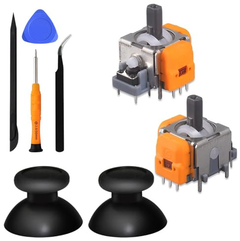 Set Analoger Joysticks Ersatz Hall Effekt Joysticks Mit Schraubendreher Werkzeug Für Die Reparatur Des Controllers Von P5 3rd Generation Benötigt Elektronische Reparaturwerkzeugkit.
