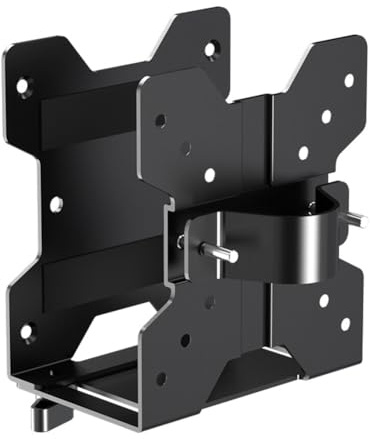 Aboiled Small PC Mount Gaming Desk Adapter Monitor Bracket Easy Installation Computer Holder