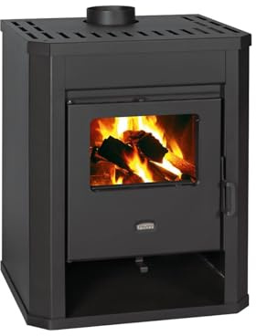 Prity WD Holzofen, 11 kW, großer Feuerraum, CE-zertifiziert, freistehender Holzbrenner, EN 13240 konform