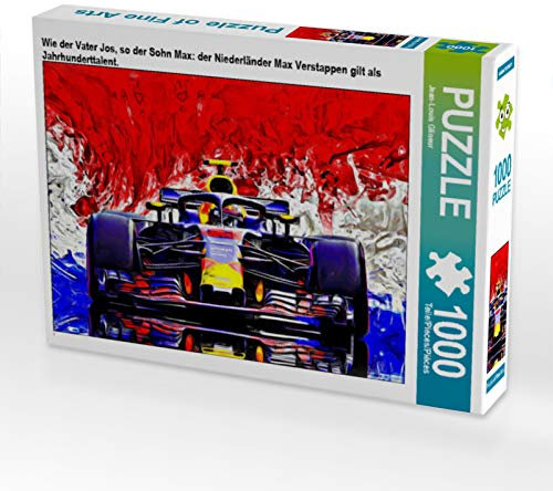 CALVENDO Puzzle Wie der Vater Jos, so der Sohn Max: der Niederländer Max Verstappen Gilt als Jahrhunderttalent. 1000 Teile Lege-Größe 64 x 48 cm Foto-Puzzle Bild von DeVerviers