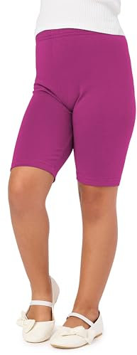 Merry Style Leggings Corti Bambina e Ragazza MS10-132 (Fucsia-2, 158 cm)