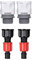 HOLZBRINK Set zum Anschluss von Tropfschlauch 16mm an den Wasserhahn: 2X Schnellanschluss 20mm, 2X Verbindung TT 20mm auf 16mm