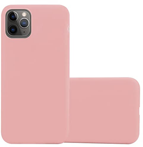 cadorabo Case compatible with Apple iPhone 13 MINI in CANDY PINK - Shockproof and Scratch Resistant TPU Silicone Cover - Ultra Slim Protective Gel Shell Bumper Back Skin