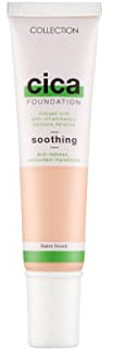 Collection Cosmetics Hydrating Medium Coverage Cica Foundation angereichert mit Anti-Rötungen, vegane Foundation, 30 ml, Fair