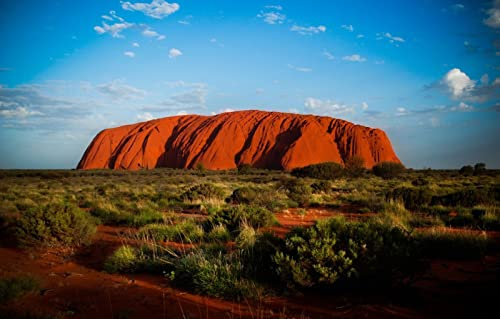 LHJOYSP Puzzel Erwachsenen 1000 Teile,Natürliche Schönheit,Australien,Mount Uluru,Ayers Rock,75x50cm