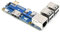 Waveshare Pi Zero auf Raspberry Pi 3 Model B/B+ Adapter, Onboard 4-CH USB Port, 100M Ethernet Port und HDMI Port, Alternative für Raspberry Pi 3B/B+, Unterstützt Pi Zero und Pi Zero 2W