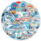 Swim Aufkleber für Laptop (50 PCS),Geschenk für Kinder Jugendliche Erwachsene Jungen,Swim Stickers Wasserdicht Vinyl Aufkleber für Scrapbook,Skateboard,Auto,Gepäck