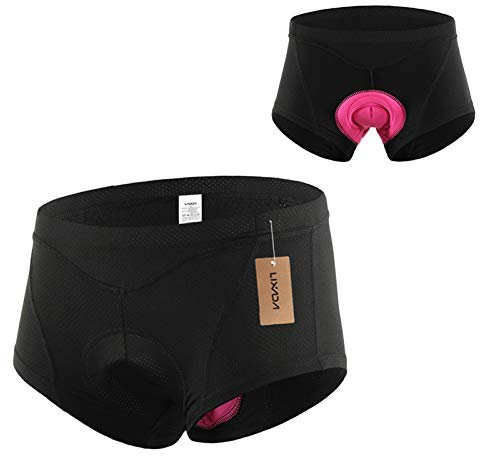 KOCAN Femmes Sous-Vêtements de Vélo 3D Gel Rembourré, Slips VTT Cyclisme, Shorts