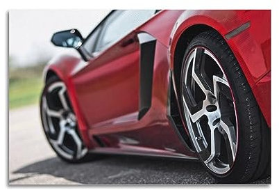 YATU Super Auto-Poster für Aventador Sport Auto Rennwagen Poster Dekorative Malerei Leinwand Wandposter und Kunstdruck, moderne Familie Schlafzimmer Dekor Poster 30 x 45 cm