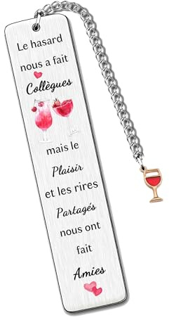 Collègue Femme Marques-pages Bonne Amitié Apprécier Cadeaux Femmes Amie Dimission Accompagner Souvenir D'Anniversaire NoëL Longue Distance Action de Grâce Meilleure Amie Rappel Livre Accessoire