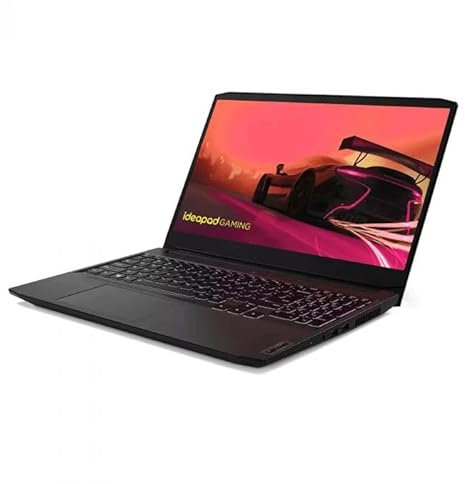 Lenovo IdeaPad 3 15ACH6 82K2027BRM Ordinateur portable de jeu, 15,6, Full HD, AMD Ryzen 5 5500H, 8 Go de RAM, SSD 512 Go, GeForce RTX 2050, No OS, noir ombre)